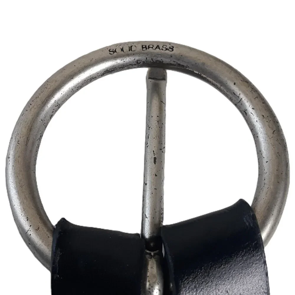 Perry Ellis black leather
